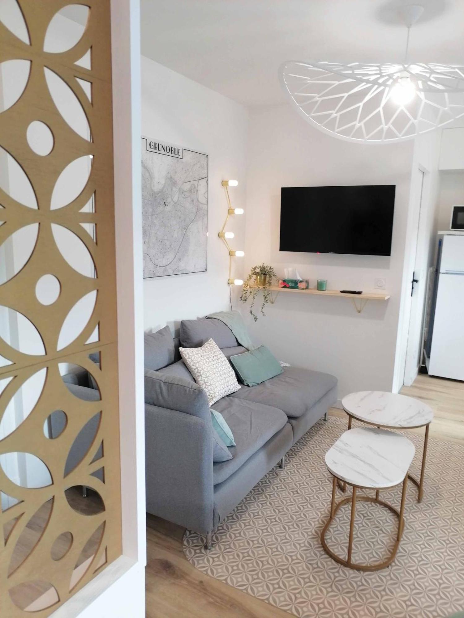 Appartement Hagaki Vue Panoramique Proche Gare Netflix เกรอน็อบล์ ภายนอก รูปภาพ