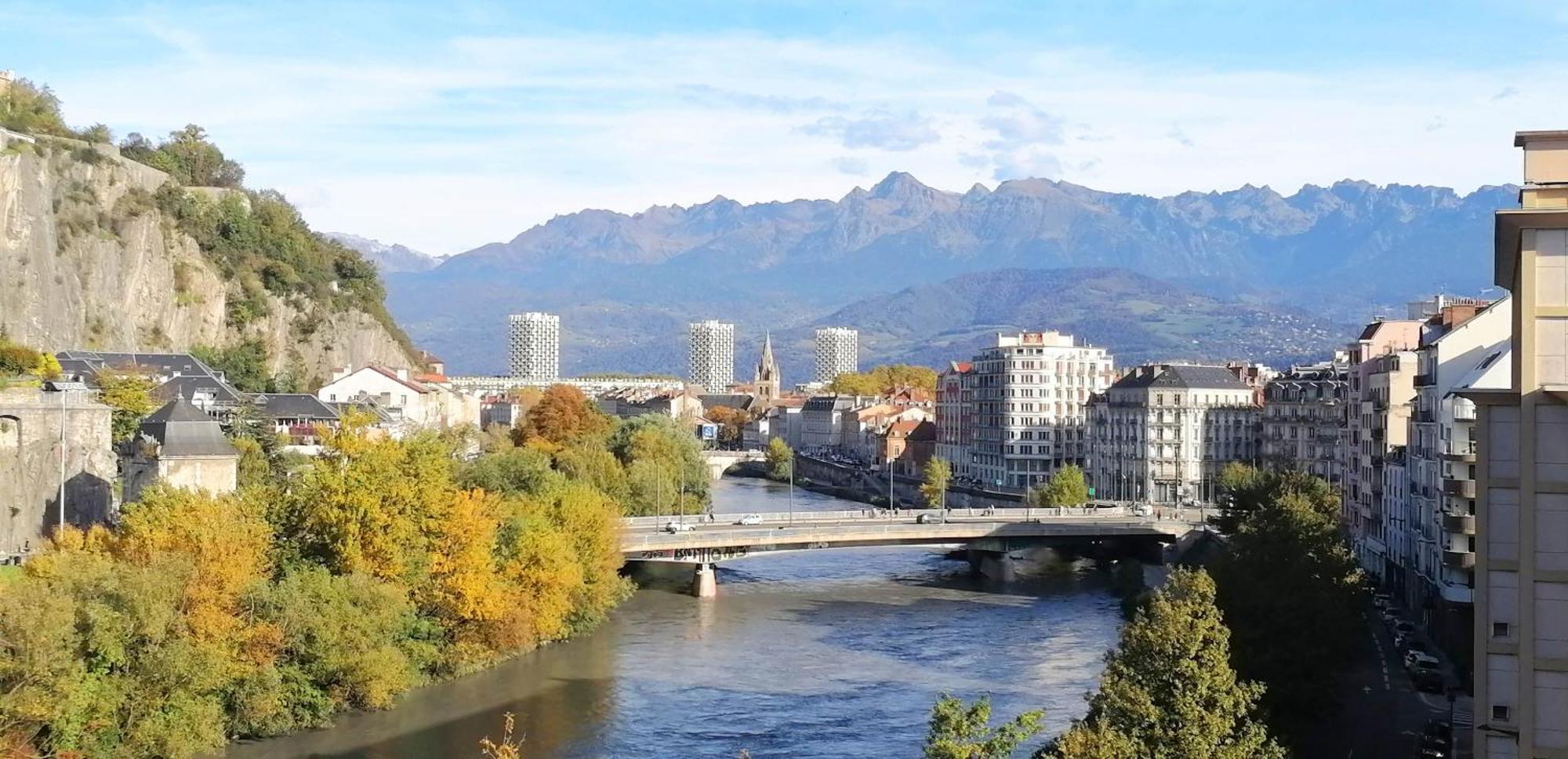 Appartement Hagaki Vue Panoramique Proche Gare Netflix เกรอน็อบล์ ภายนอก รูปภาพ